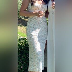 Floral L Space dress with cute side slit